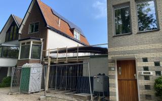 Betonbouw in het stadscentrum