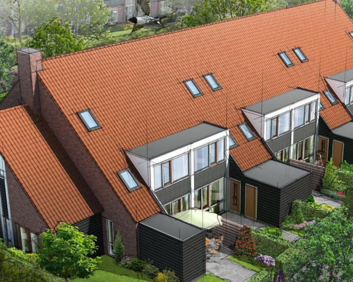 Nieuwbouw 14 rugwoningen Veenendaal