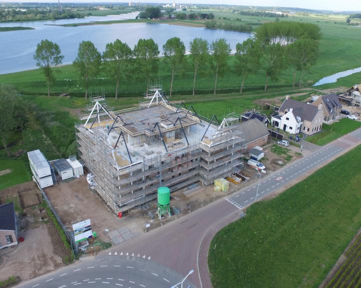 Nieuwbouw 16 luxe appartementen 'Grebbezicht'